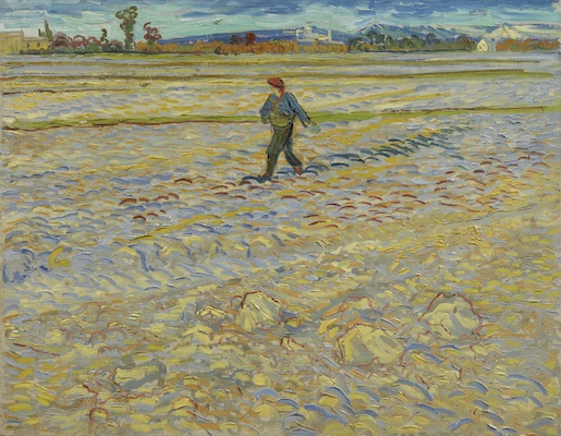 Bild: Vincent van Gogh, Le Semeur, 1888. Ölfarben auf Leinwand, 72.0 x 91.5 cm. Kunst Museum Winterthur. Hahnloser/Jaeggli Stiftung